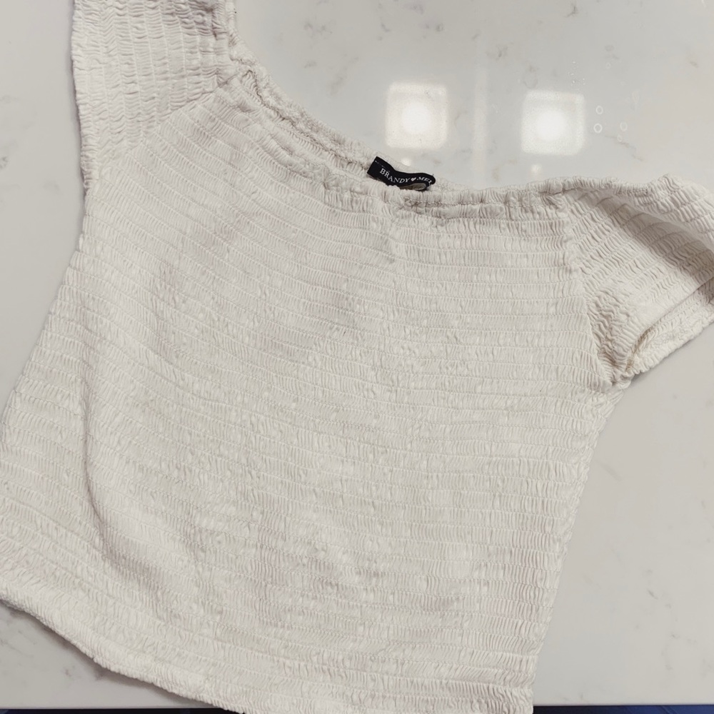 BRANDY MELVILLE crop top white
